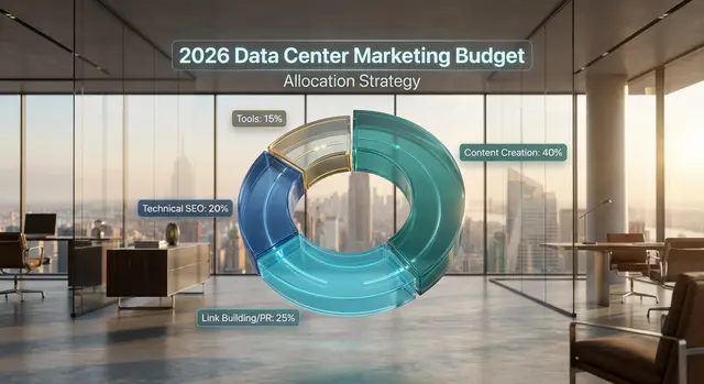 2026 B2B Marketing Budget Allocation Pie Chart - allocation marketing strategy for b2b, tech, and data centers