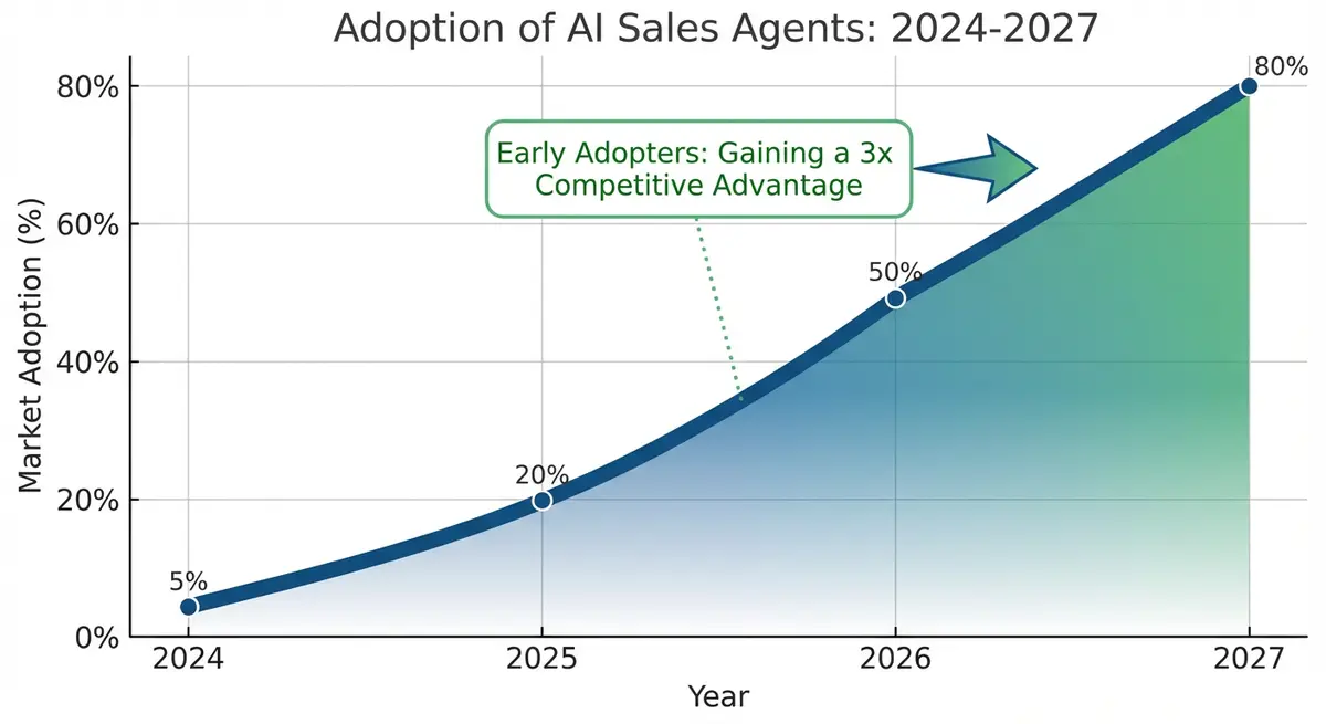 image showing ai agent adoption curve by 2027