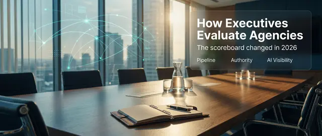 How executives evaluate Agencies in 2026