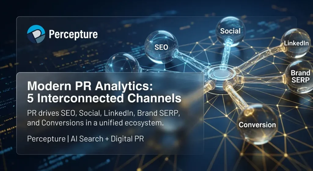 Enterprise PR analytics for 2026 - PR drives SEO, Social, LinkedIn, Brand SERP