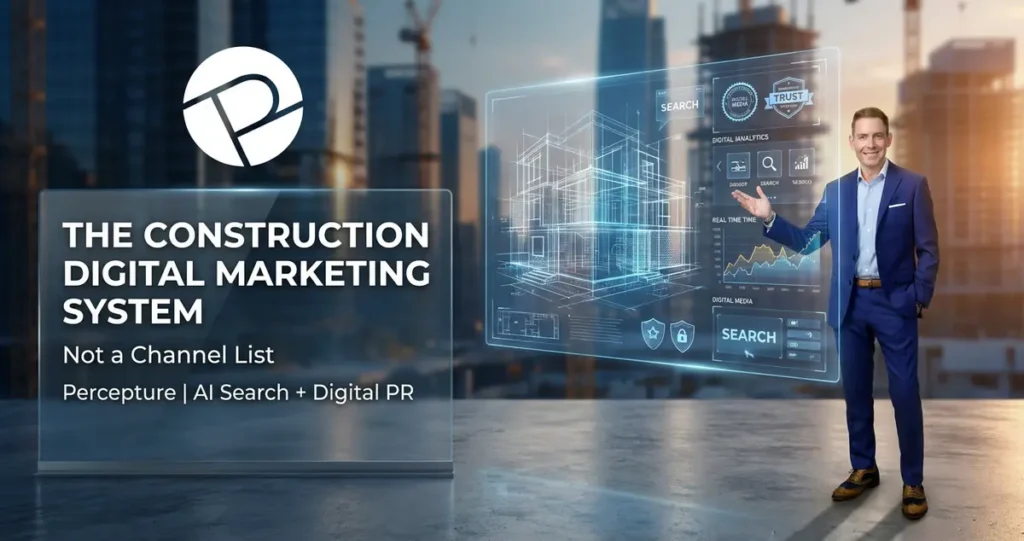 Bob Generale built the Construction Digital Marketing System: a 5-part framework for SEO, PR, paid ads, AI agents, and CRO