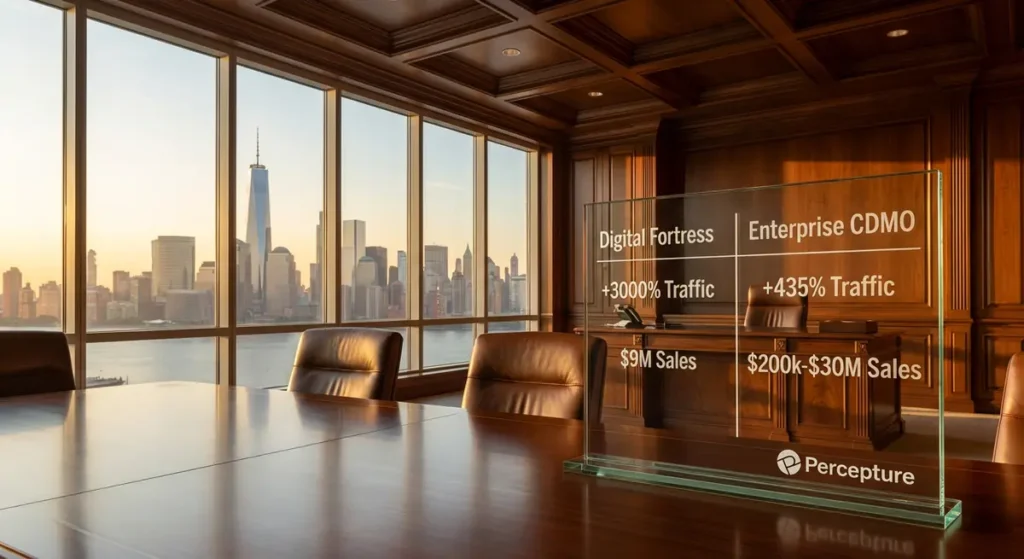 Percepture Enterprise SEO Calculator analyzes ROI on 2026 campaign