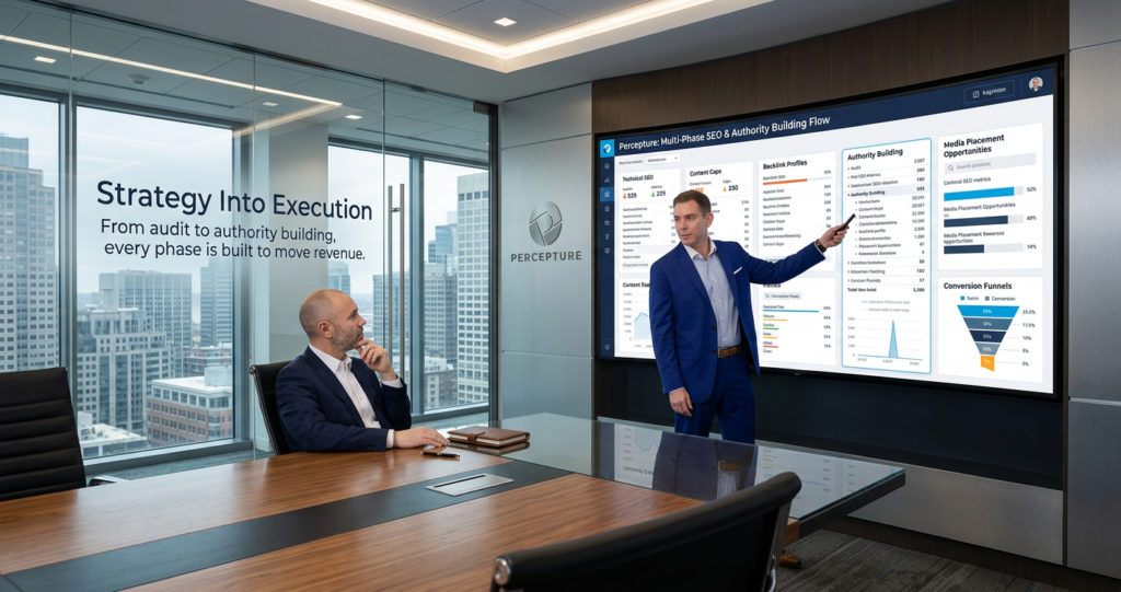 NJ SEO Agency Services - nyc office with Bob Generale and Thor Harris in the Jersey City, NJ office