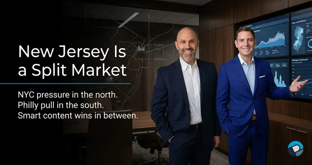NJ is a split market when it comes to content marketing  - Thor Harris, CEO of Percepture, and Bob Generale, President of Percepture