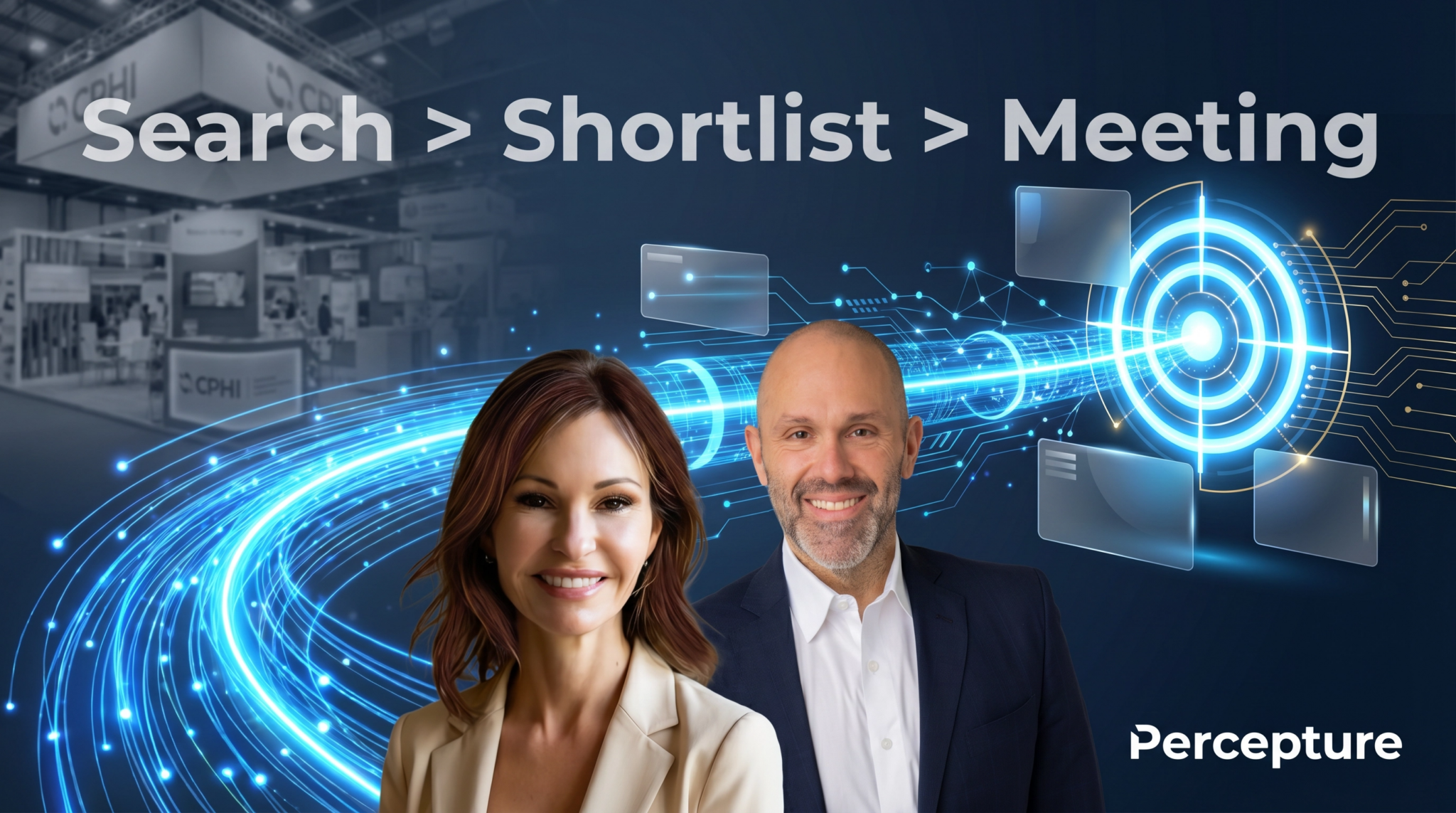 CDMO business development framework connecting shortlist visibility to qualified buyer meetings