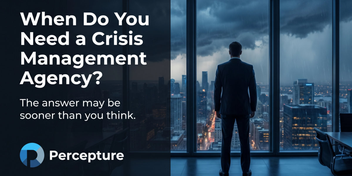 when do you need a crisis management agency