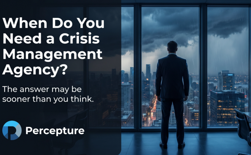 when do you need a crisis management agency