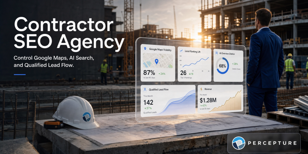 Contractor SEO agency strategy for Google, Maps, AI search, and qualified lead generation.