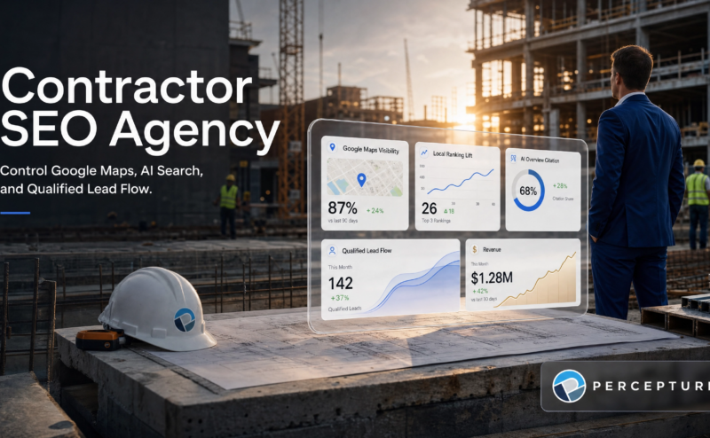Contractor SEO agency strategy for Google, Maps, AI search, and qualified lead generation.