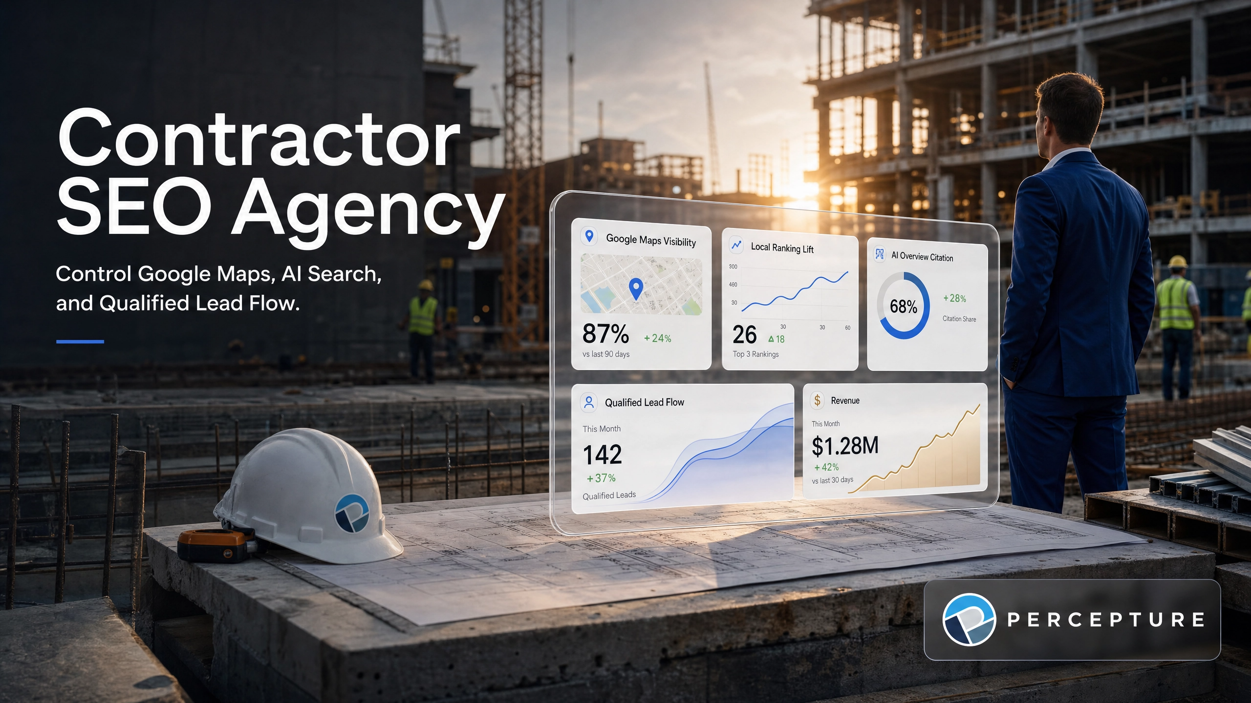 Contractor SEO agency strategy for Google, Maps, AI search, and qualified lead generation.