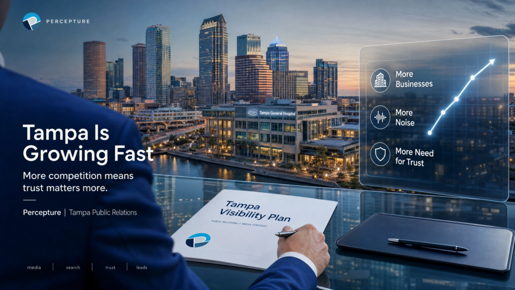 Strategic public relations framework designed to accelerate business growth and market visibility for Tampa companies.