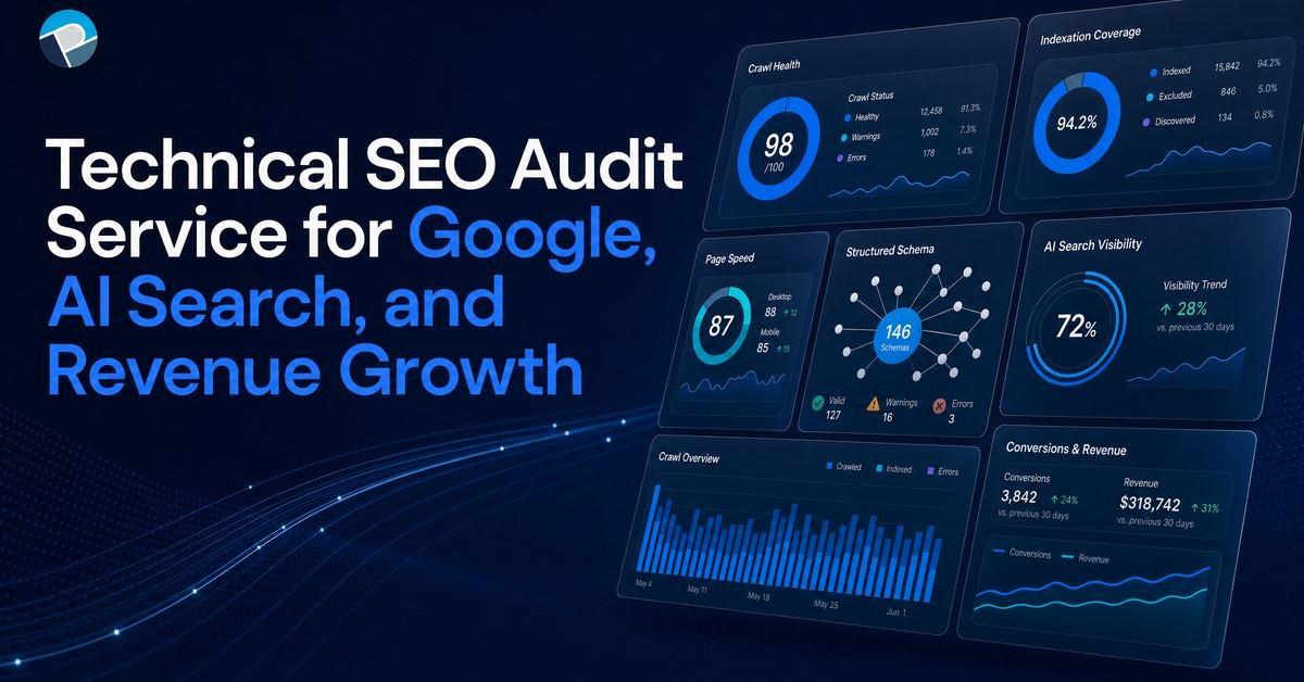 technical seo audit services by Percepture on Google and AI