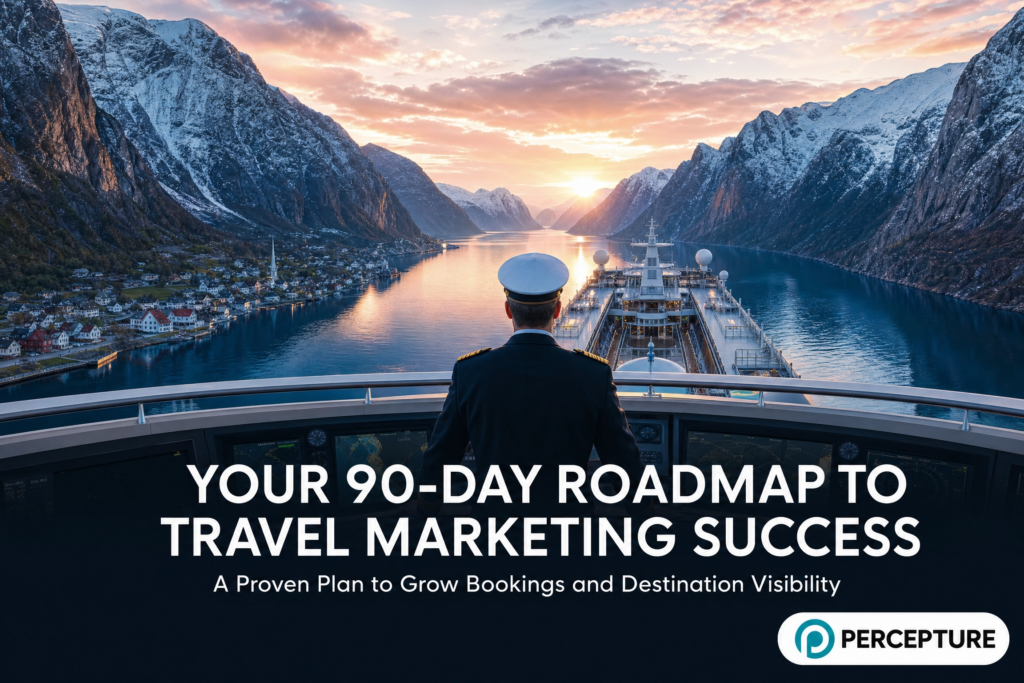 First 90 days roadmap for an integrated travel marketing program