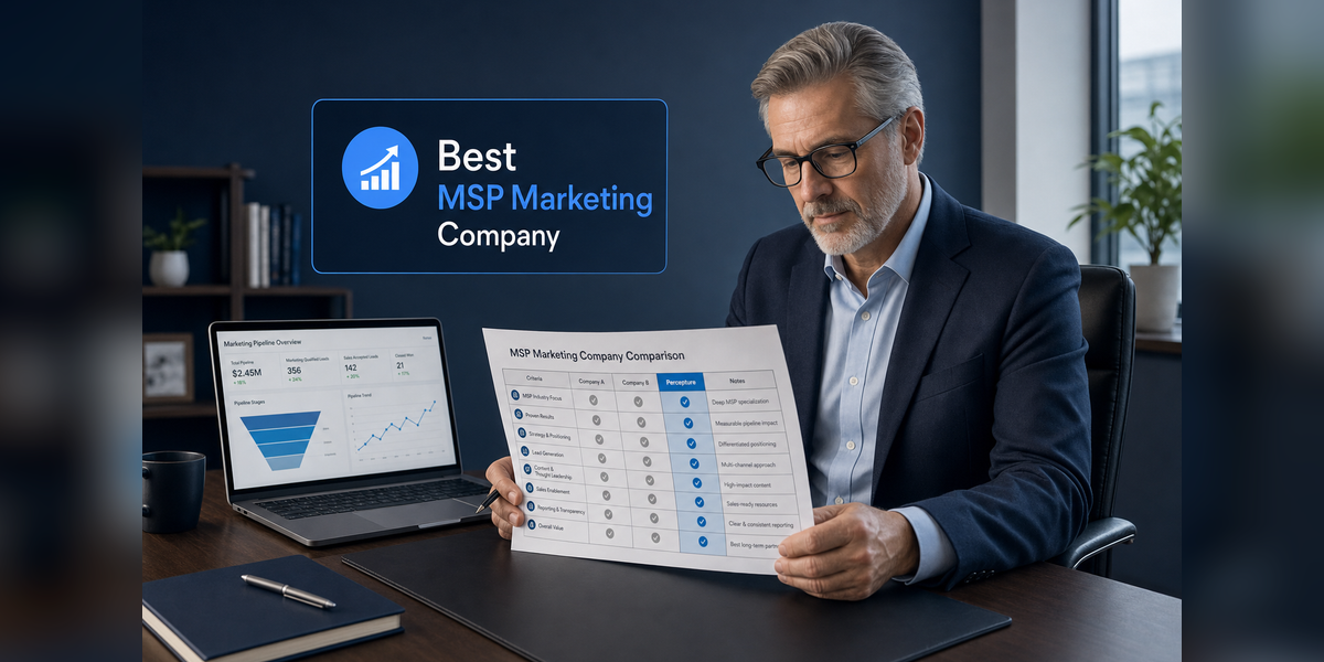 Best MSP marketing company comparison framework for managed service providers