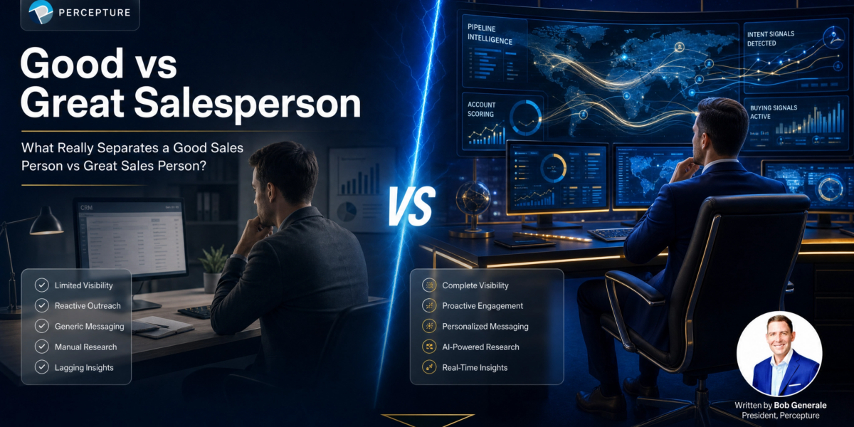 good sales person vs great sales person​