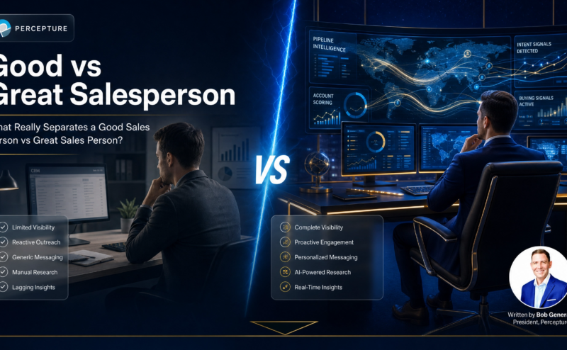 good sales person vs great sales person​