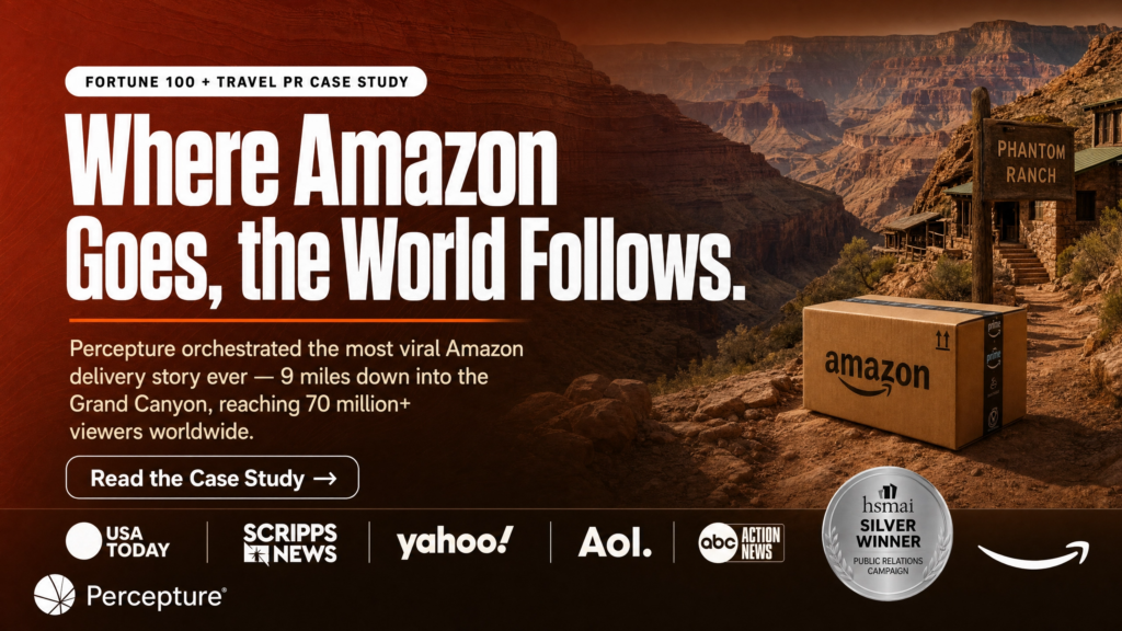 PR Case Study: Tour Operator at Grand Canyon and Amazon delivery case study