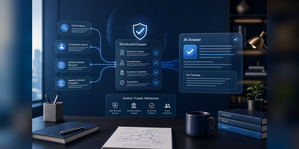What Is Generative Engine Optimization? AI visibility and buyer trust strategy for healthcare brands