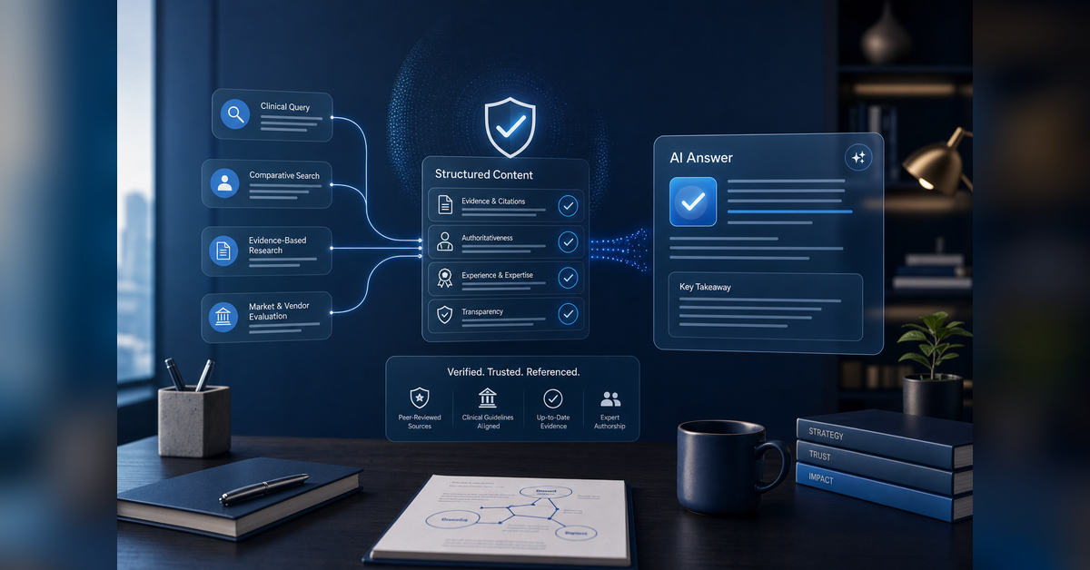 What Is Generative Engine Optimization? AI visibility and buyer trust strategy for healthcare brands