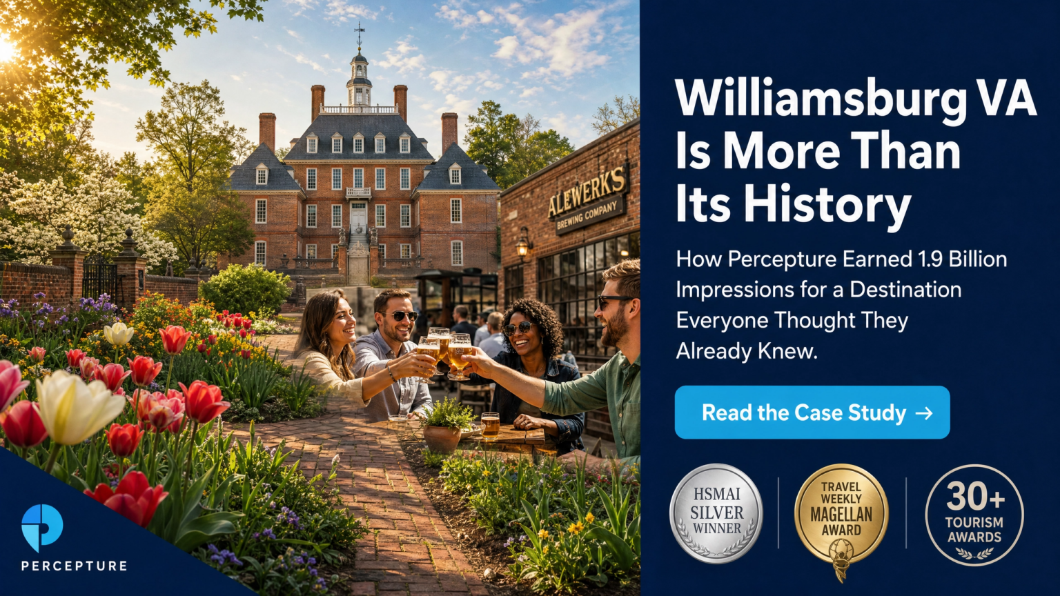 Award-winning destination tourism marketing case study by Percepture