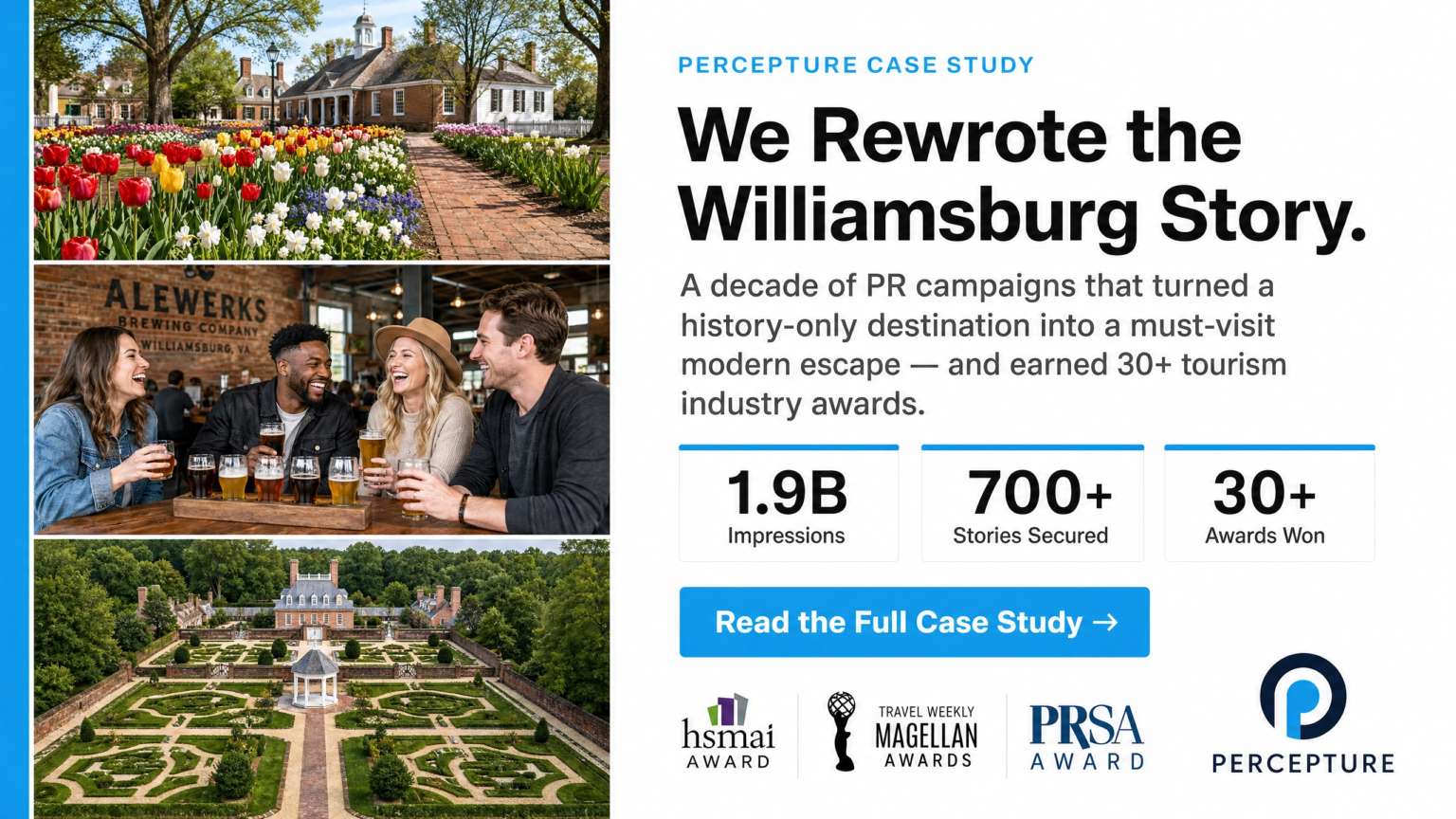 Greater Williamsburg integrated travel marketing campaign metrics