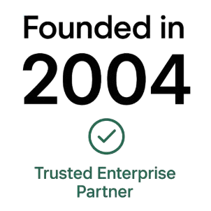 Percepture founded in 2004 trust badge