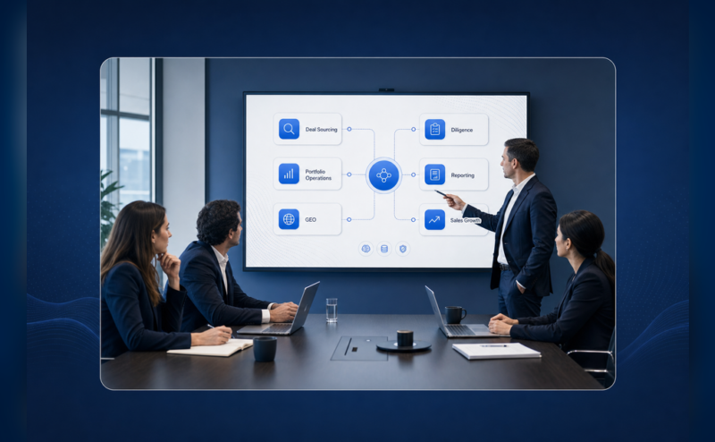 AI for Private Equity strategy workflow for deals diligence portfolio operations and growth