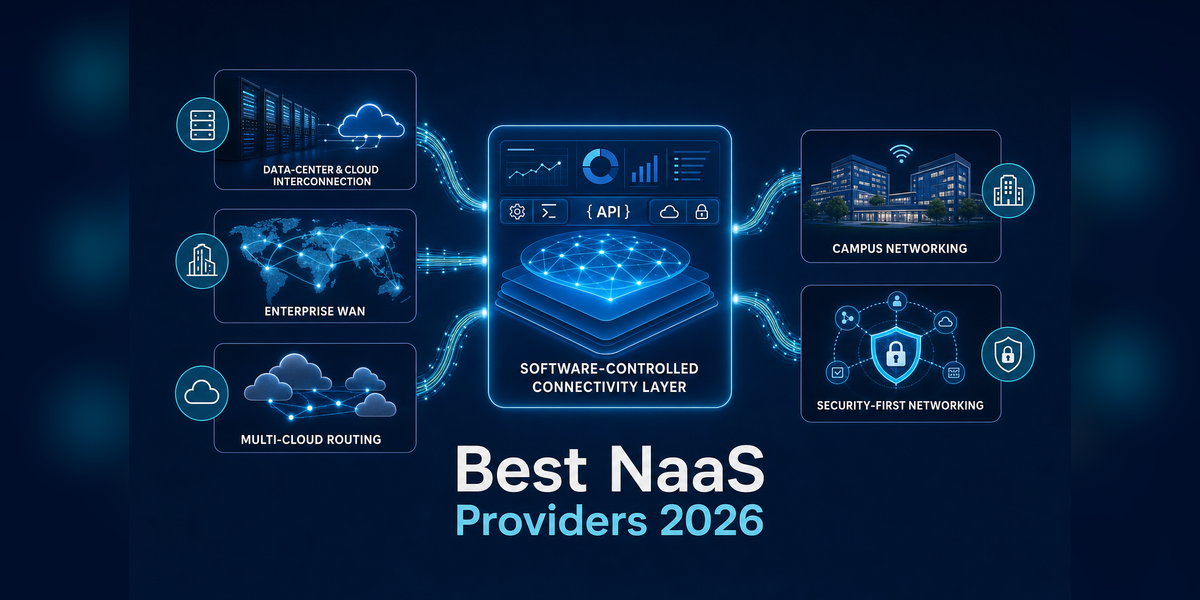 Best network as a service providers compared for cloud, data-center, WAN, campus and security use cases