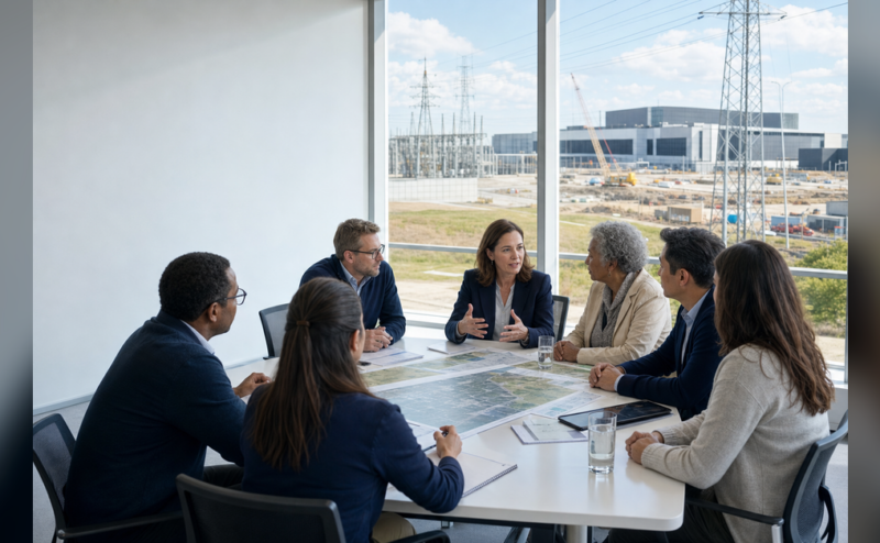 Community Engagement Consulting session for data center, energy and infrastructure stakeholders