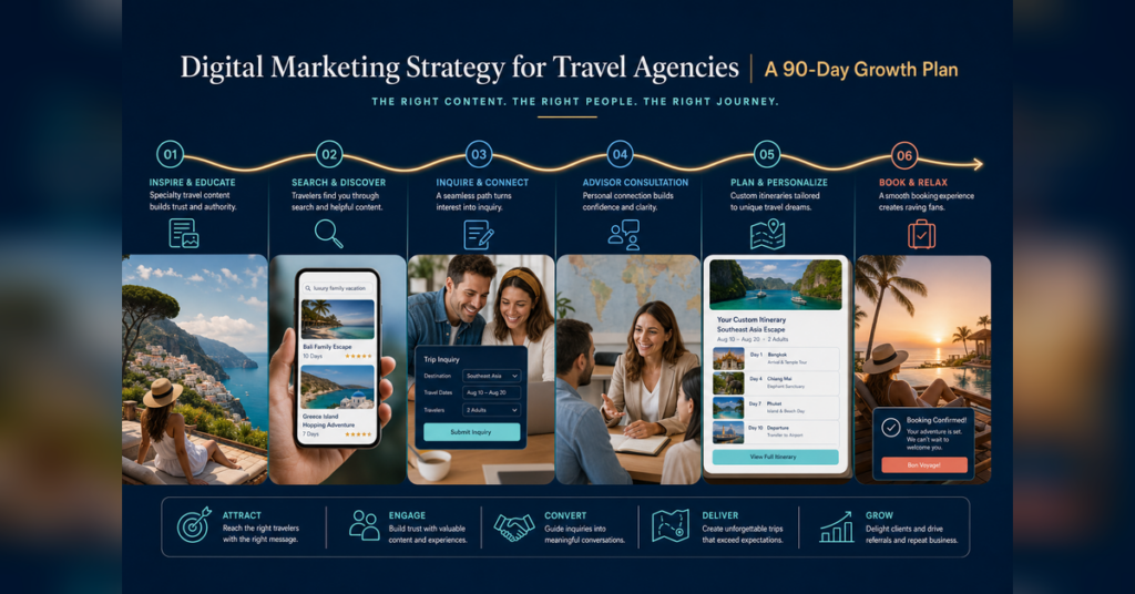 Digital Marketing Strategy for Travel Agency: 90 Days