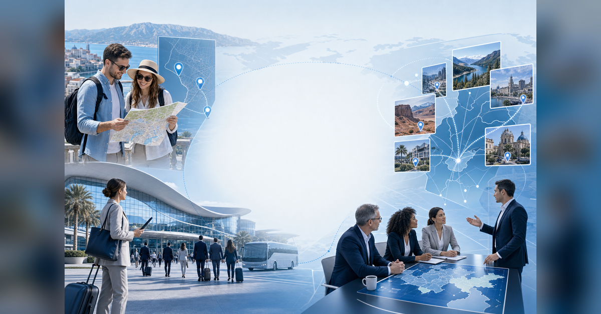 DMO CVB tourism board differences showing leisure marketing, convention sales and public tourism oversight