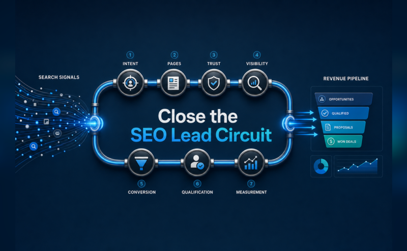 How to Generate Leads With SEO using a connected search-to-revenue circuit