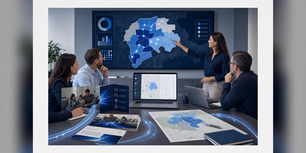 How to Market Fiber Internet in a New Service Area hero image showing a serviceability-aware fiber launch plan