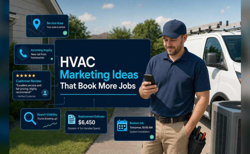 HVAC marketing ideas for calls, estimates, and booked jobs