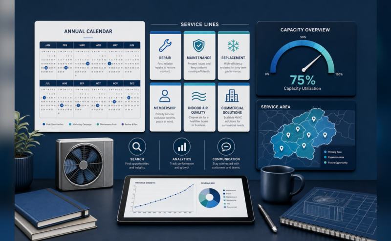 hvac marketing strategies and 12-month growth planning system