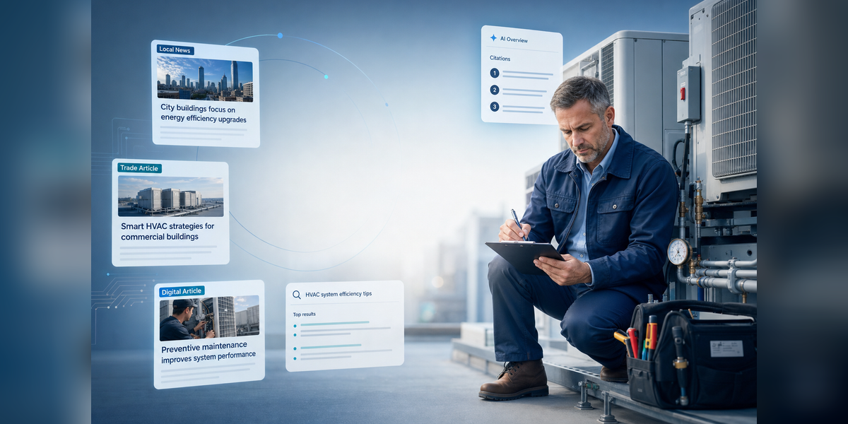 HVAC public relations agency turning field expertise into earned media, search visibility, and AI authority