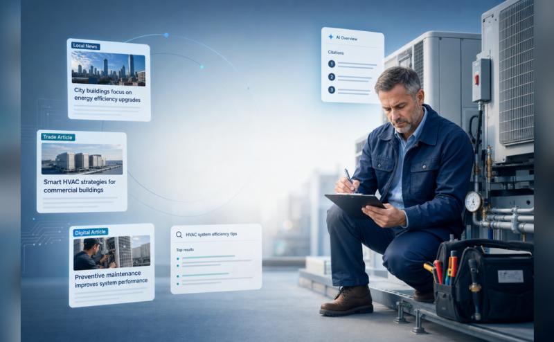 HVAC public relations agency turning field expertise into earned media, search visibility, and AI authority