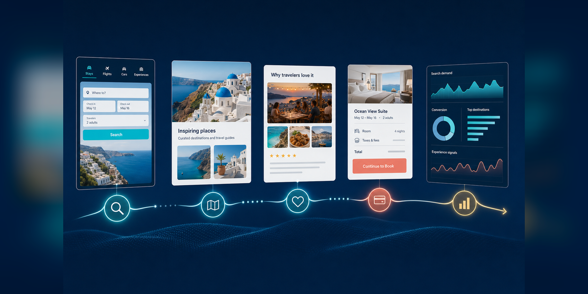SEO for travel website strategy connecting search, destination content, booking pathways, and measurement