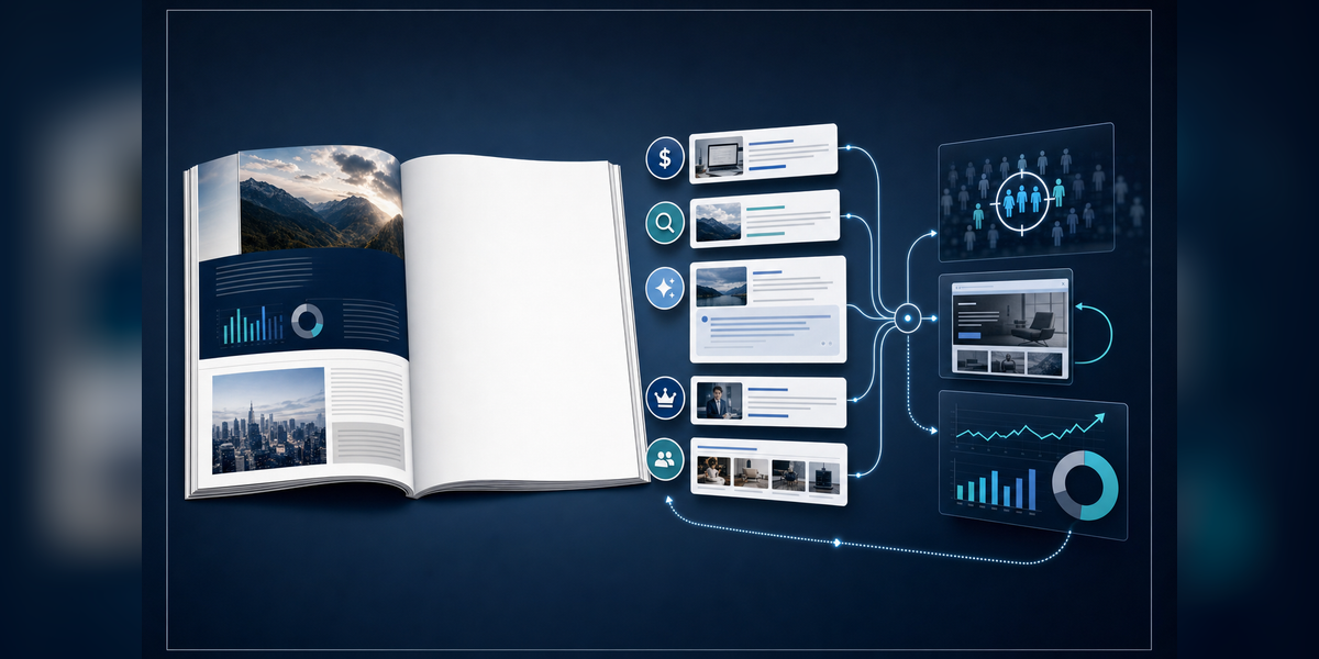 SEO Pay Per Lead full-spread search framework connecting paid, organic, AI, PR, and revenue measurement