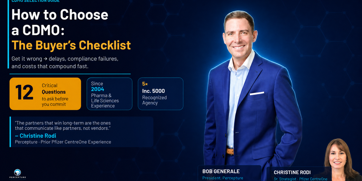 How to Choose a CDMO? The buyers Guide
