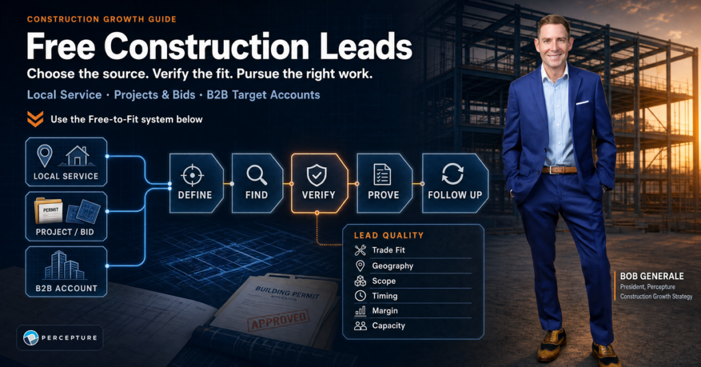 free construction leads