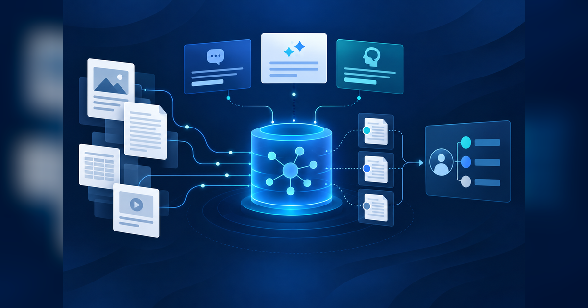 Conceptual AI SEO citation analysis evidence flowing from answer sources into a business decision