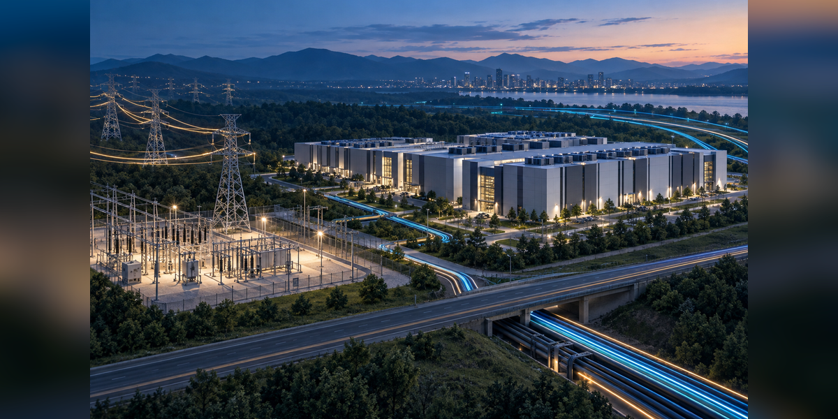 Data center power availability planning with utility infrastructure and fiber connectivity