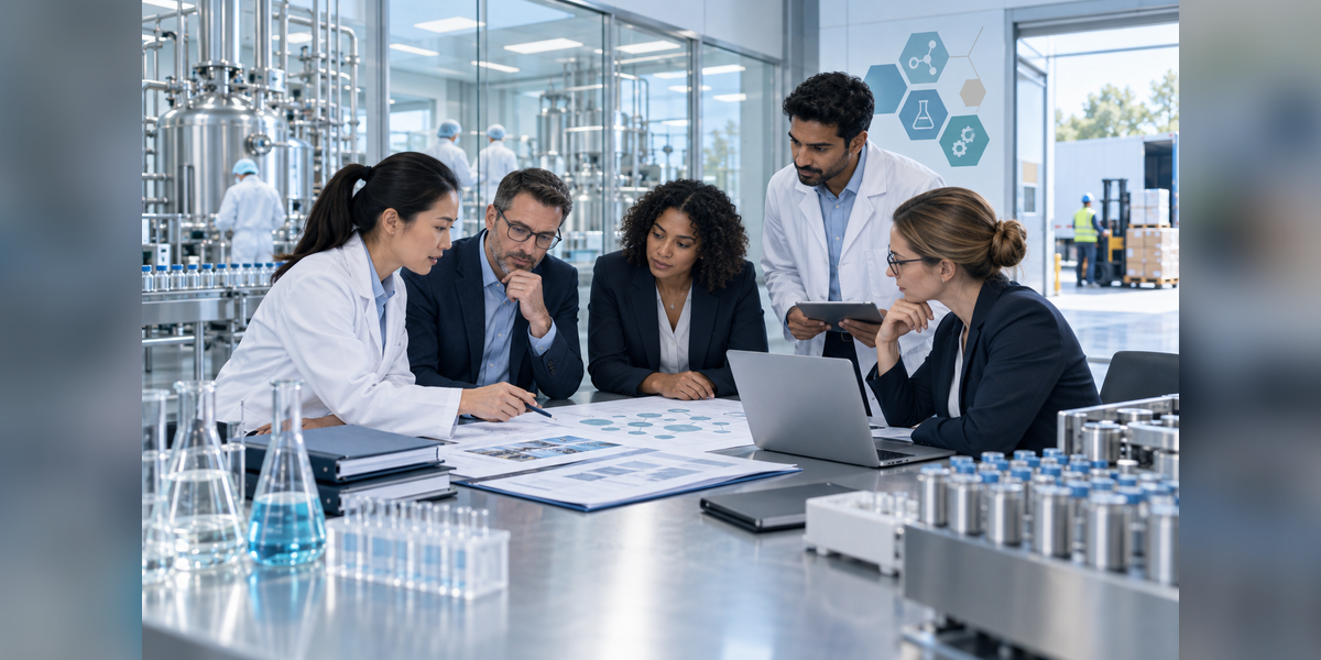 Pharmaceutical and biotech team using a CDMO due diligence checklist to evaluate a manufacturing partner