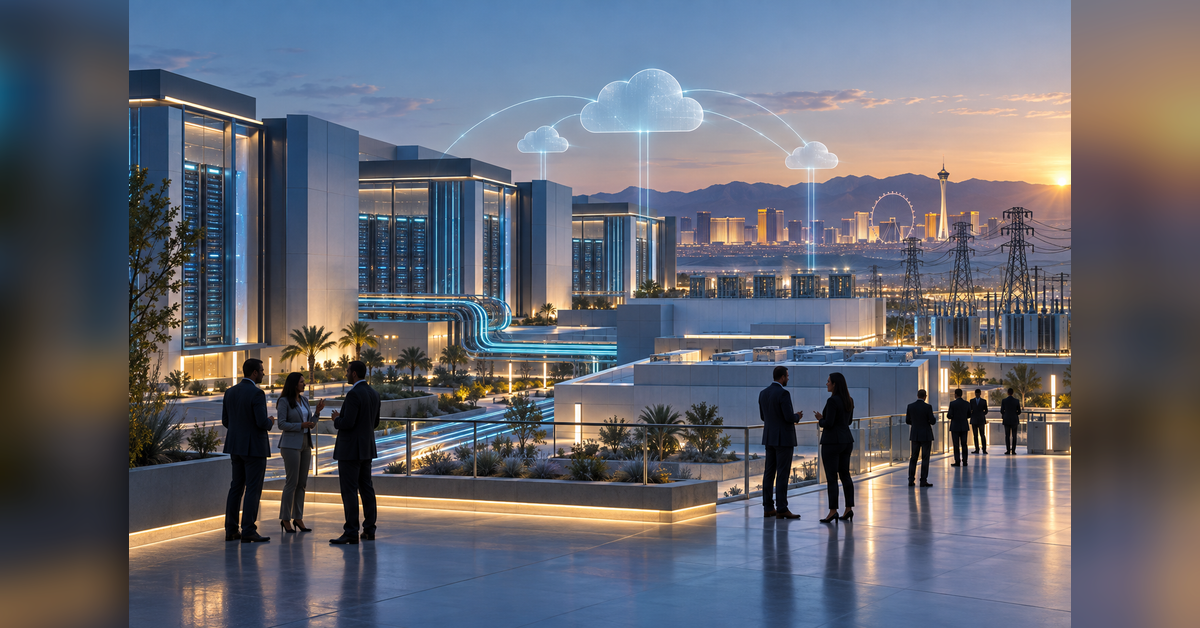 Executives discussing AI and data center infrastructure at a digital infrastructure summit