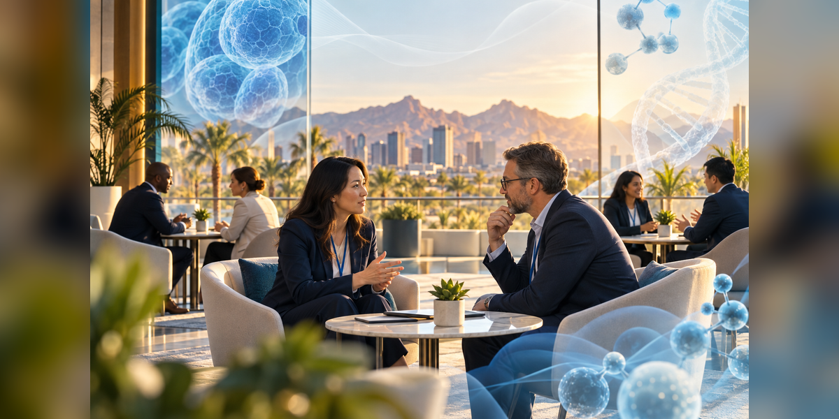 Life sciences executives preparing for Cell and Gene Meeting on the Mesa 2026 in Phoenix
