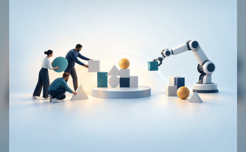 Conceptual comparison of AI visibility agency vs software delivery models