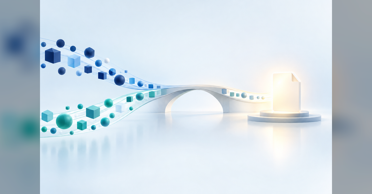 Conceptual bridge connecting AI and super intelligence search terminology to one information source