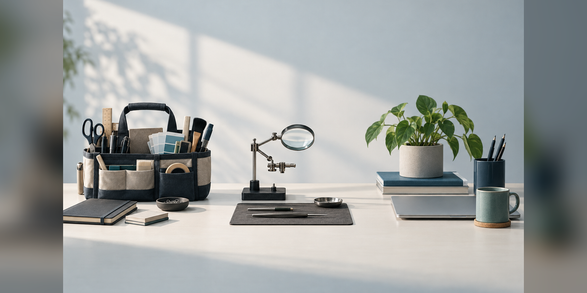 General-purpose tools, a precision instrument and an internal workstation representing marketing partner choices