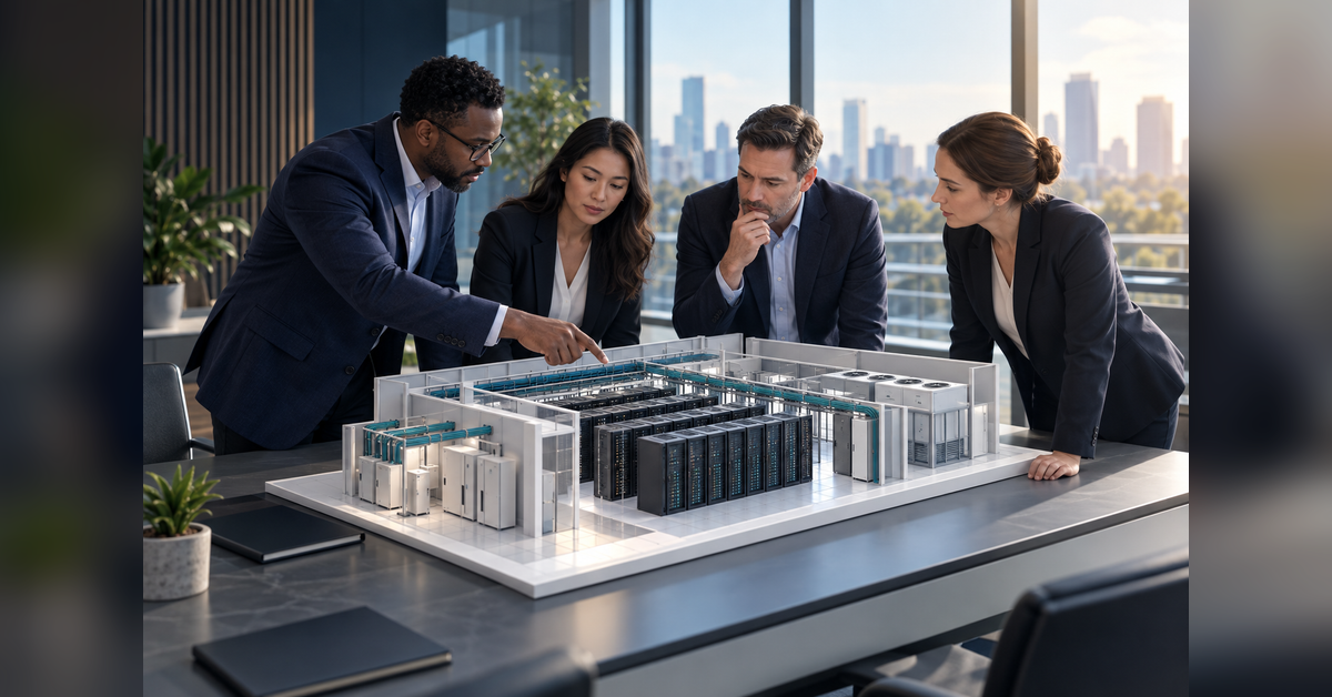 Conceptual attendance planning for 7×24 Exchange Spring 2027 with data center infrastructure